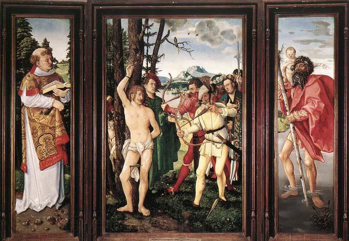 Hans Baldung Grien St Sebastian Altarpiece